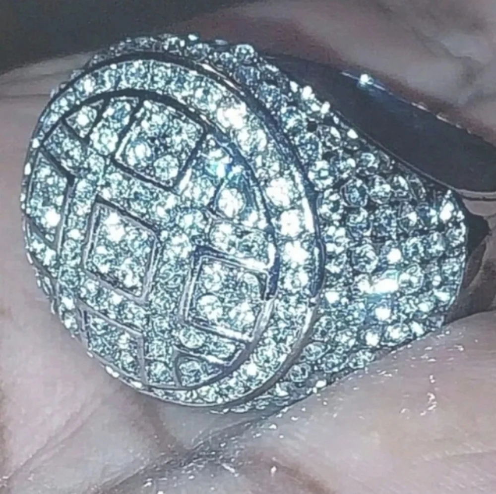 Mens Statement Ring Sz 11